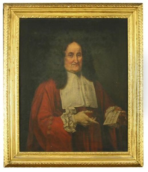 Portrait Of Senator Vincenzo Marzi Medici Oil Painting by Giovanni Agostino (Abate) Cassana