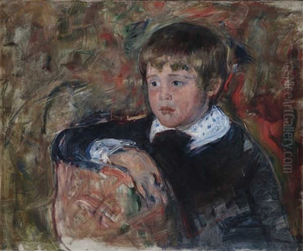 Master Robert Kelso Cassatt (master Robert Cassatt; Master Robert K. Cassatt; Portrait Of A Child; Portrait Of Master Robert Kelso Cassatt) Oil Painting by Mary Cassatt