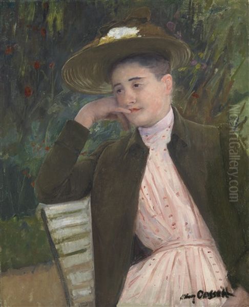 Portrait Of Celeste Oil Painting by Mary Cassatt