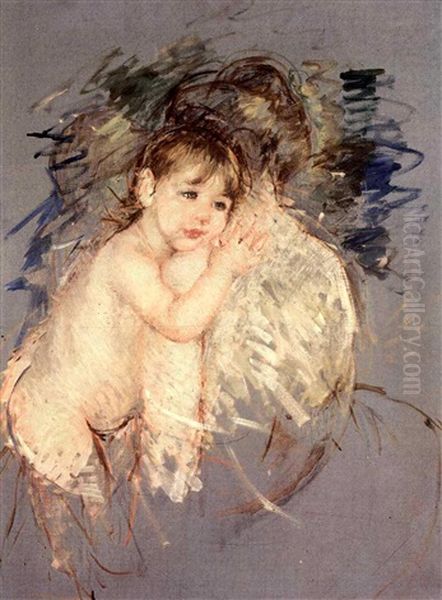 Le Dos Nu (study) Oil Painting by Mary Cassatt