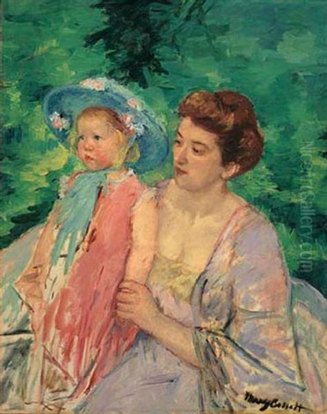 En Bateau, Le Bain Oil Painting by Mary Cassatt