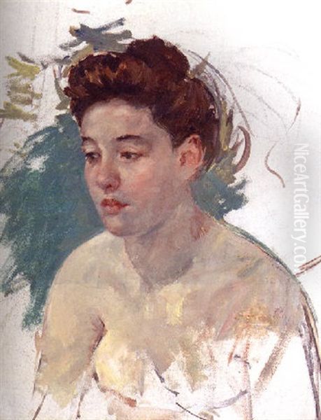 Antoinette (no.1) Oil Painting by Mary Cassatt