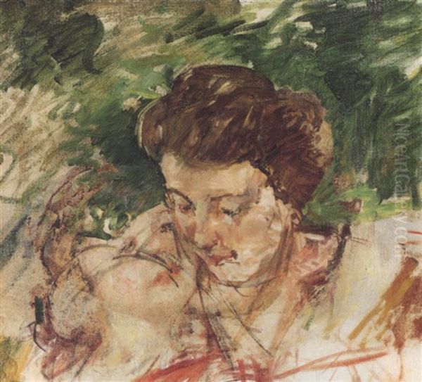 Preparatory Study For Mother And Child In A Boat Oil Painting by Mary Cassatt