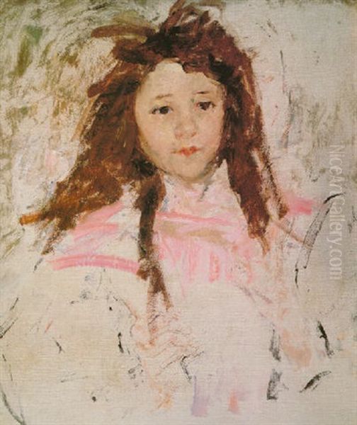 Agnes Oil Painting by Mary Cassatt