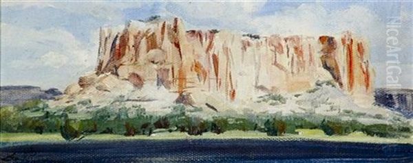 Monument Rock, Northern Arizona Oil Painting by Gerald Cassidy