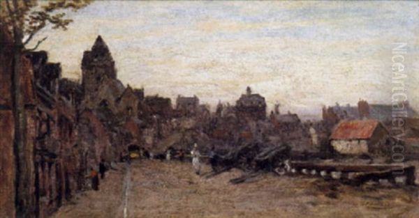 Vue De Village by Hendrick Cassiers