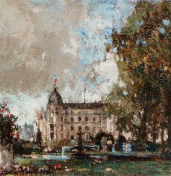 Chateau De Farciennes Oil Painting by Hendrick Cassiers