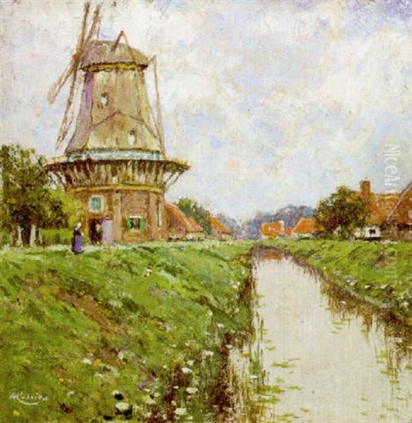 Paysage Hollandais Oil Painting by Hendrick Cassiers