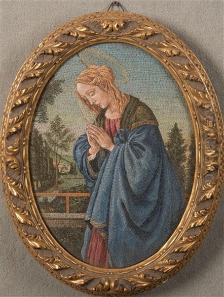 Madonna Del Lippi Oil Painting by Lorenzo Cassio