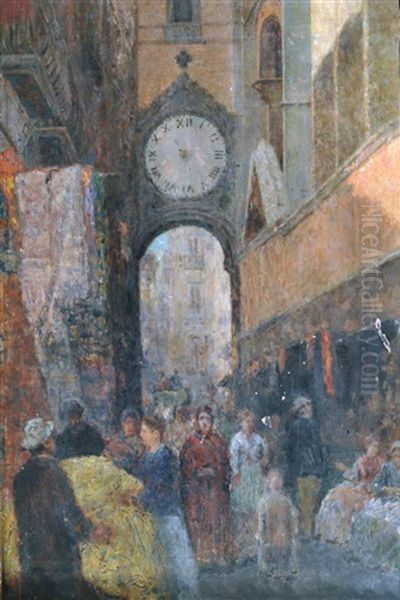 Arco Con Orologio Oil Painting by Francesco Coppola Castaldo