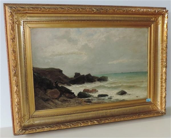 Kustenlandschaft Oil Painting by Gustave Castan