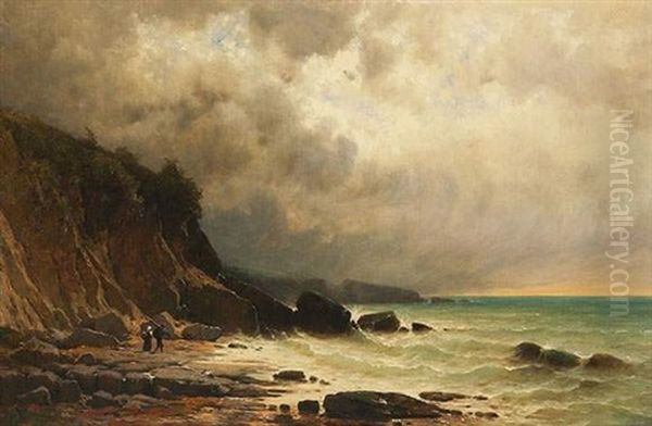 Paysage Cotier Oil Painting by Gustave Castan