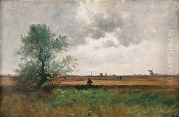 Paysage D'automne Oil Painting by Gustave Castan