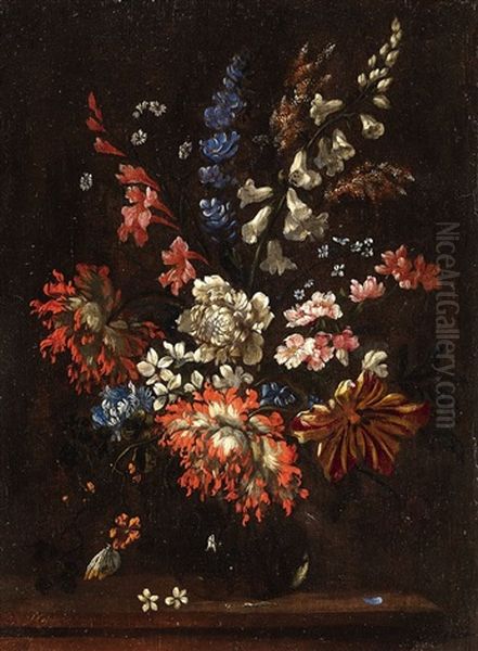 A Floral Still Life Oil Painting by Pieter Casteels III