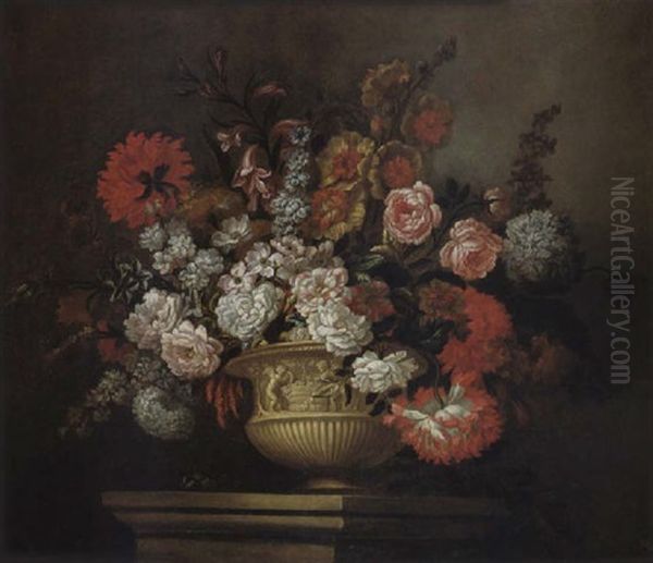 Blumenstilleben Oil Painting by Pieter Casteels III