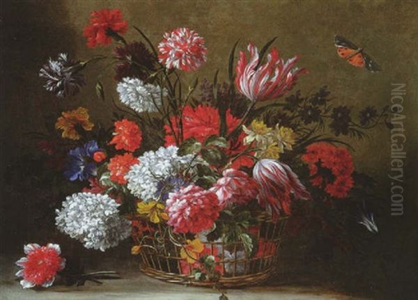 Corbeille De Fleurs by Pieter Casteels III