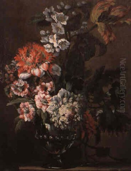 Blumenstilleben Oil Painting by Pieter Casteels III