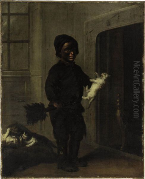 The Chimney-sweeper's Boy Oil Painting by Jacopo (Giacomo) Amigoni