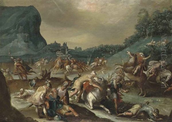 The Conversion Of Saint Paul Oil Painting by Pauwels Casteels