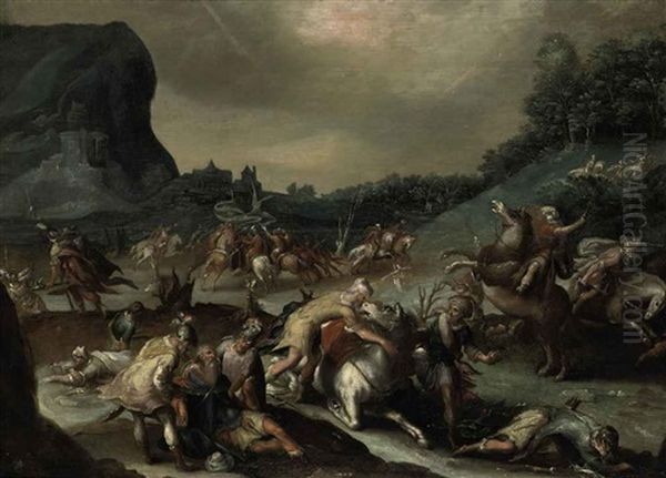 The Conversion Of Saint Paul Oil Painting by Pauwels Casteels