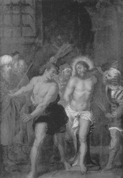 La Flagellation Du Christ Oil Painting by Pauwels Casteels