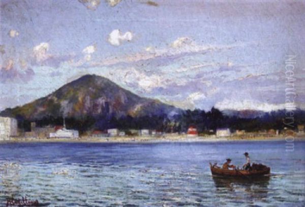 Costa De Piriapolis Oil Painting by Roberto Castellanos