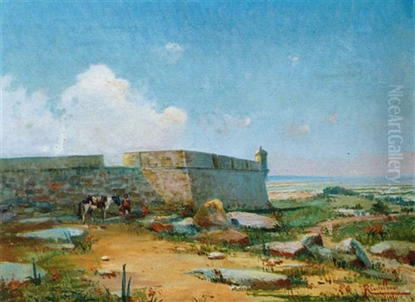 Fuerte De Santa Teresa Oil Painting by Roberto Castellanos