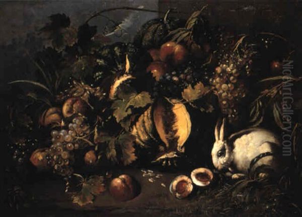 Natura Morta Oil Painting by Giovanni Paolo Castelli (lo Spadino)