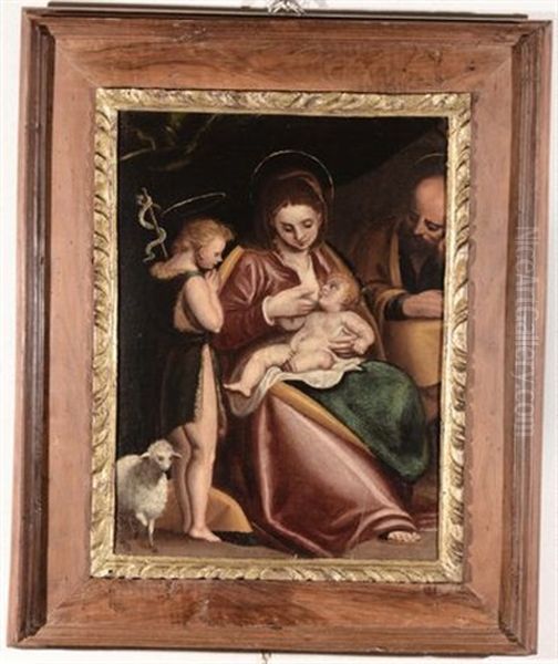 Madonna Con Bambino Oil Painting by Bernardo Castello