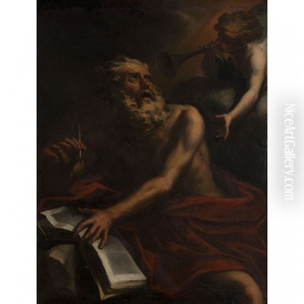 Saint Jerome Oil Painting by Valerio Castello