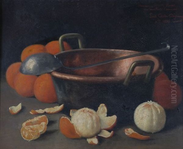 Nature Morte Aux Oranges Oil Painting by Adolphe Louis (Napolean) Castex-Degrange