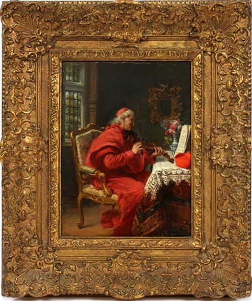 The Cardinal Oil Painting by Giuseppe Castiglione