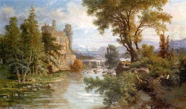 Chateau Dans Un Paysage Oil Painting by Giuseppe Castiglione