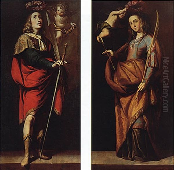 Saint Acislo Oil Painting by Antonio Del Castillo Y Saavedra