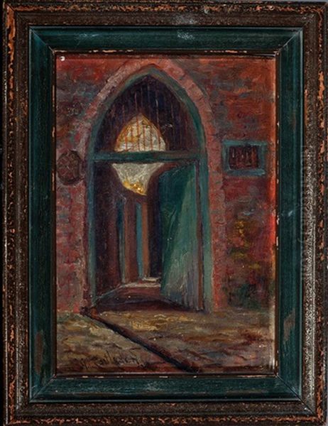 New Orleans Entrance Oil Painting by George Frederick Castleden