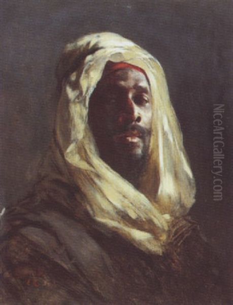 Portrait D'homme Oil Painting by Edouard Castres