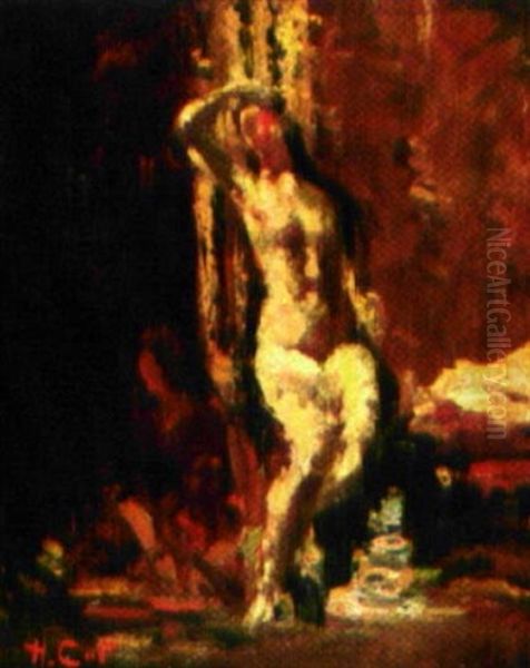 Femme Dans Un Harem Oil Painting by Henry Cat