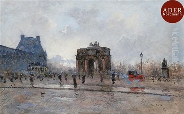 Paris Oil Painting by Siebe Johannes ten Cate