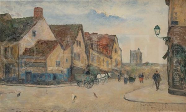 Rue De Village, 1905 Oil Painting by Siebe Johannes ten Cate