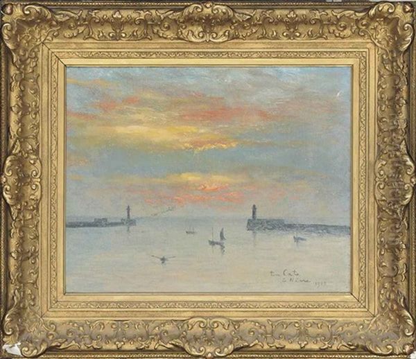 La Harve Oil Painting by Siebe Johannes ten Cate