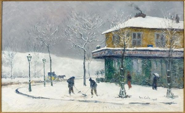 Matin D'hiver Oil Painting by Siebe Johannes ten Cate