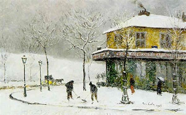 L'hiver Oil Painting by Siebe Johannes ten Cate