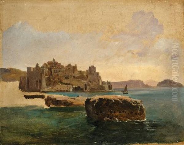 Pozzuoli Oil Painting by Franz Ludwig Catel