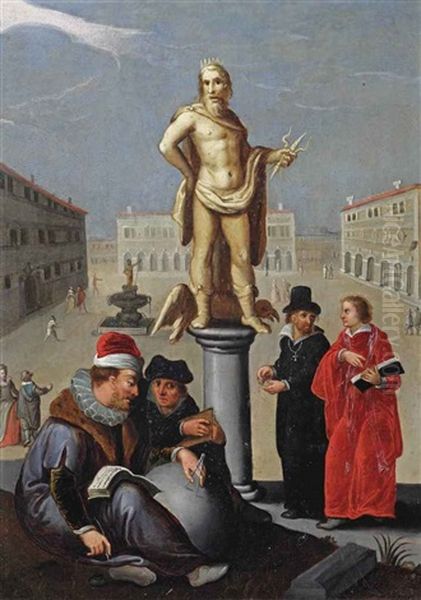 An Allegory Of The Liberal Arts Oil Painting by Louis de Caullery