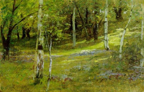 Luci Nel Bosco Oil Painting by Ludovico Cavaleri