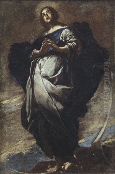 Immacolata Oil Painting by Bernardo Cavallino