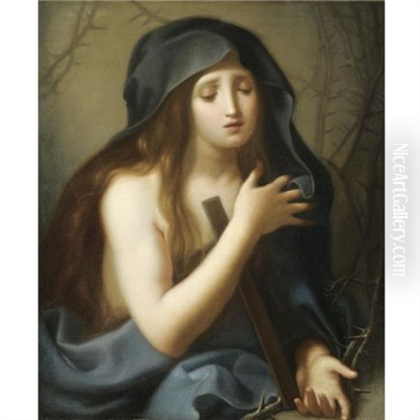 The Penitent Magdalene Oil Painting by Antonio Cavallucci