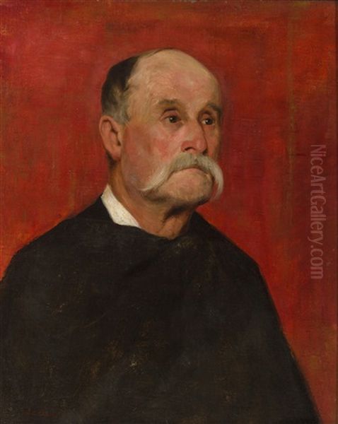 Portrait Of A Gentleman Oil Painting by Jean-Charles Cazin