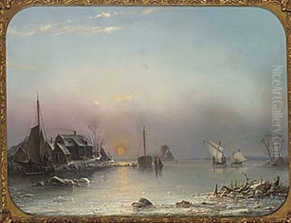 Marin Oil Painting by Pehr Wilhelm Cedergren