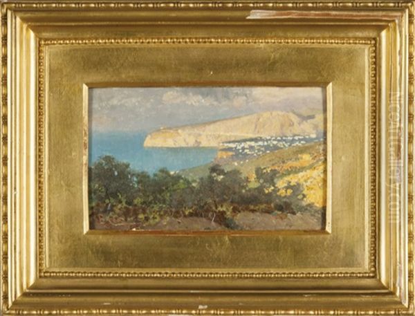 Penisola Sorrentina Oil Painting by Ettore Cercone